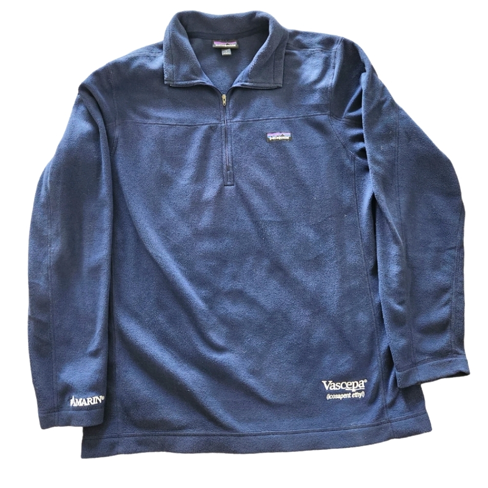 Womens Patagonia Navy Fleece Jacket Pullover Large